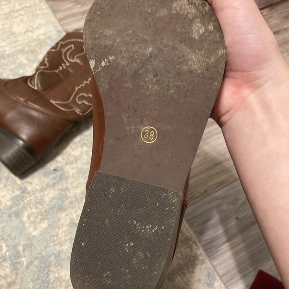 brown cowgirl boots - Picture 4 of 4
